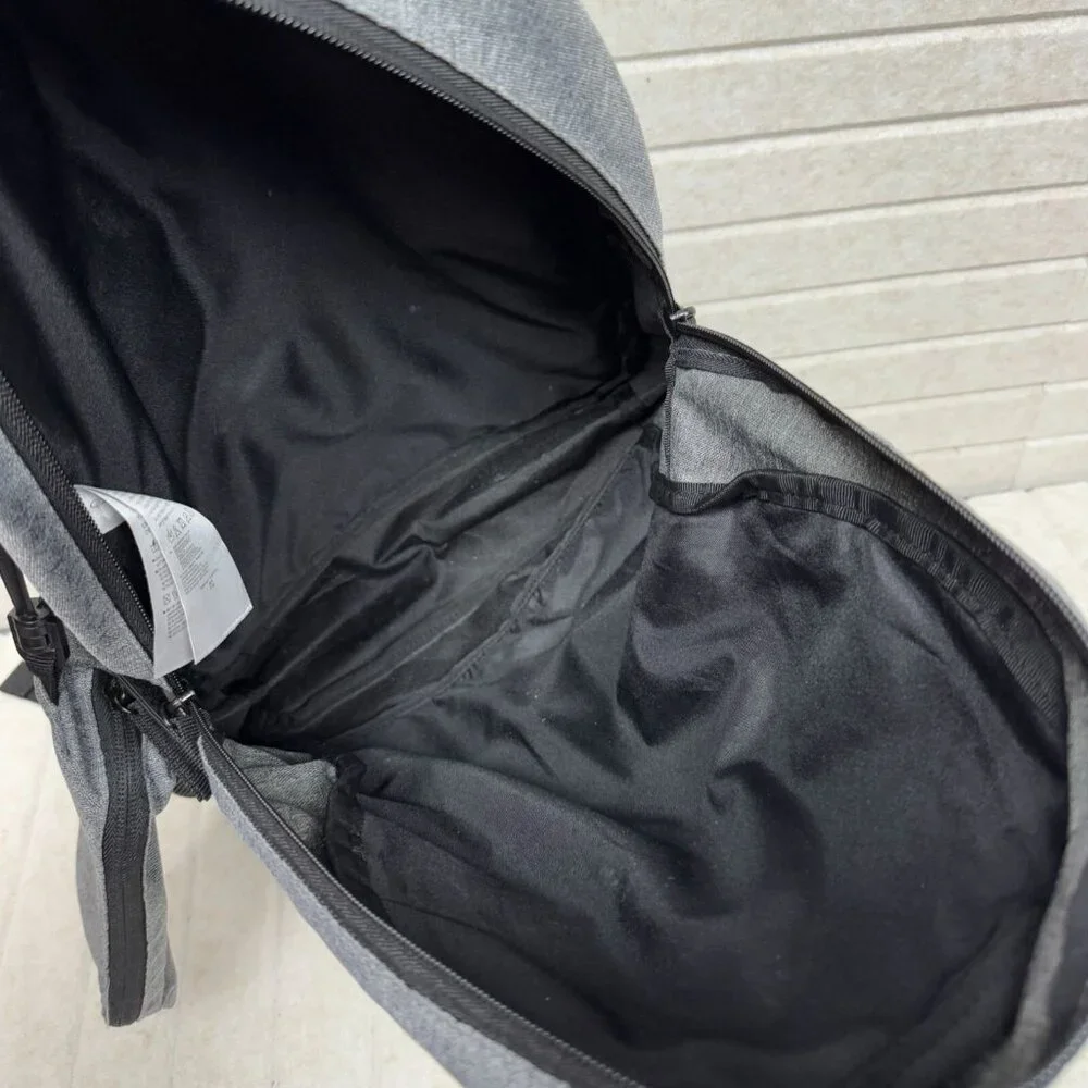 Air Jordan Backpack Adjustable Straps Detachable Pencil Pouch Gray Red
